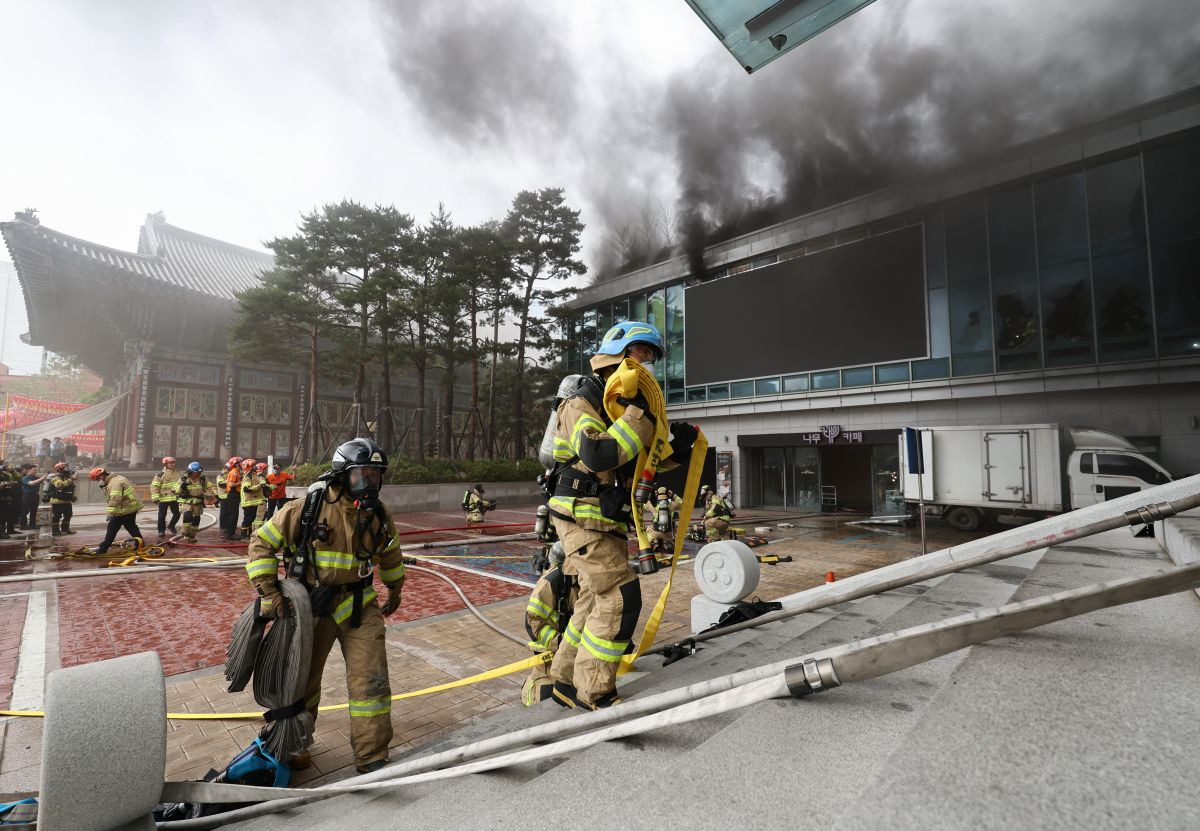 서울 조계사 화재 발생