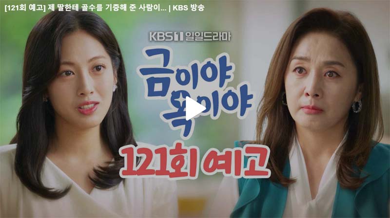 금이야 옥이야 121회