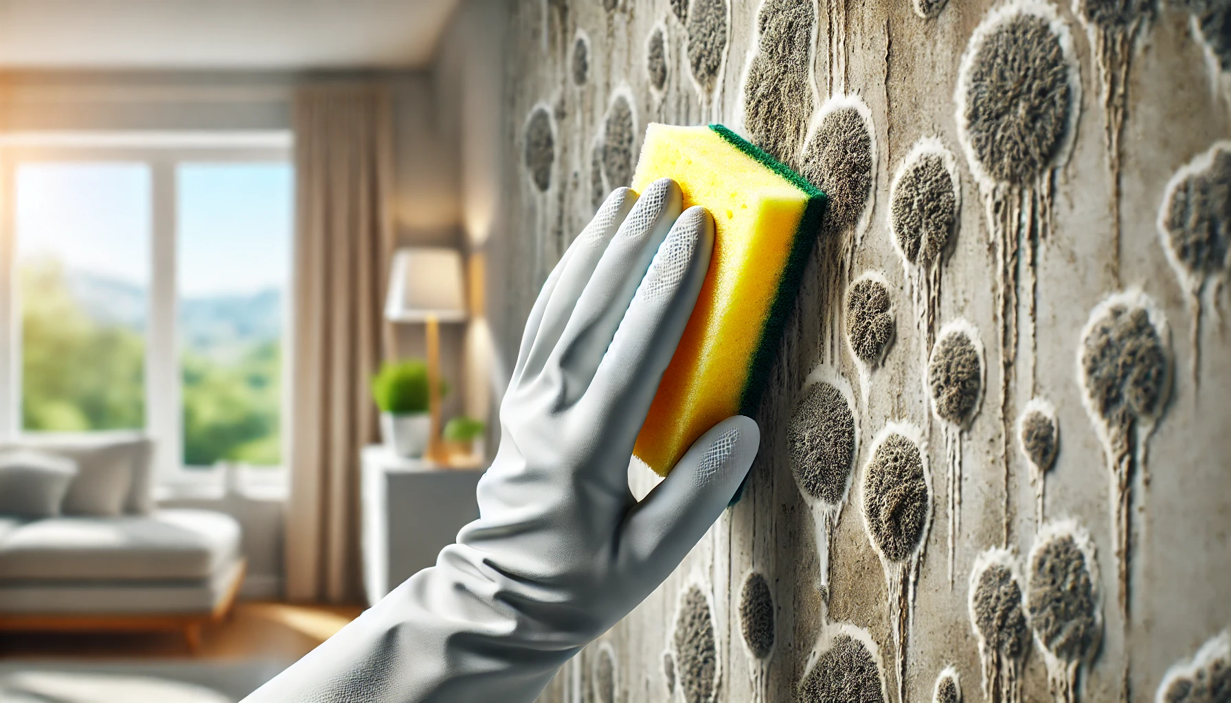 벽지 곰팡이 제거 사진