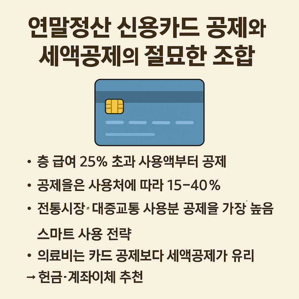 연말정산 신용카드 공제