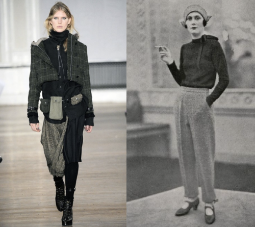 패션 용어: 일상 속 패션 용어, 미디어 속 패션 용어, 패션 스타일 및 최근 패션 용어_그런지_가르손느