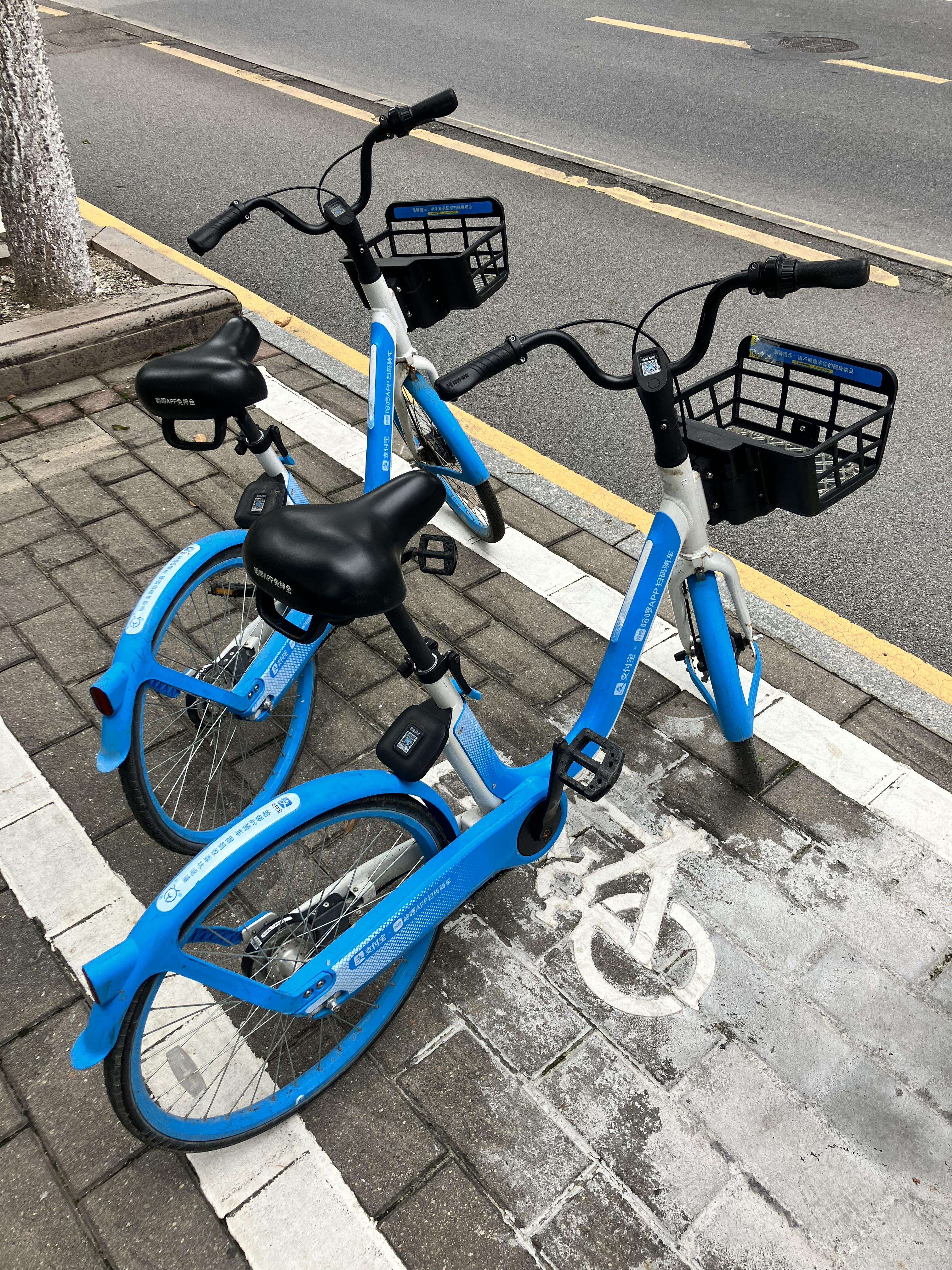 알리페이 헬로 공유자전거