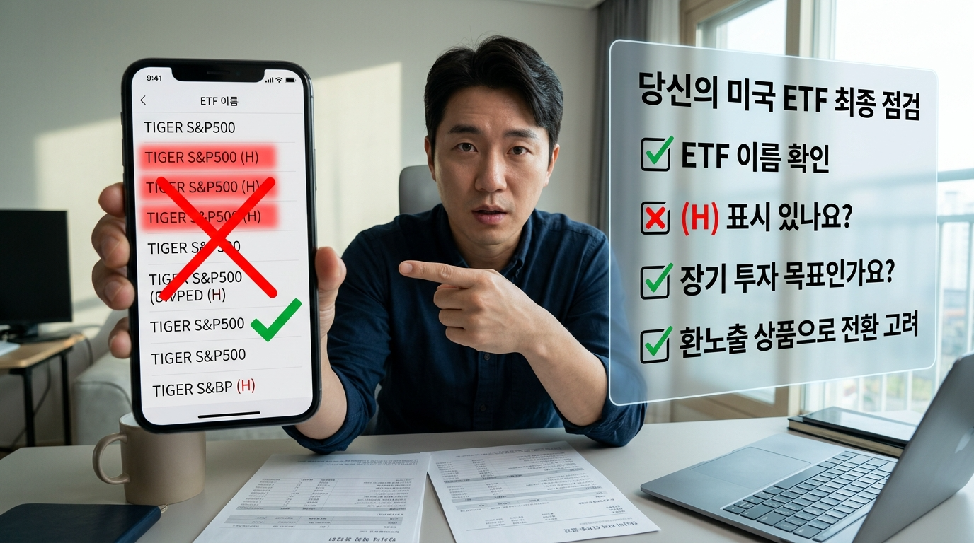 ETF 보유 종목의 (H) 표시를 확인