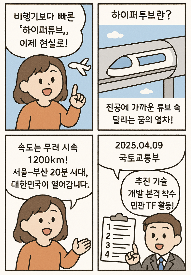 하이퍼튜브 설명 4컷 만화