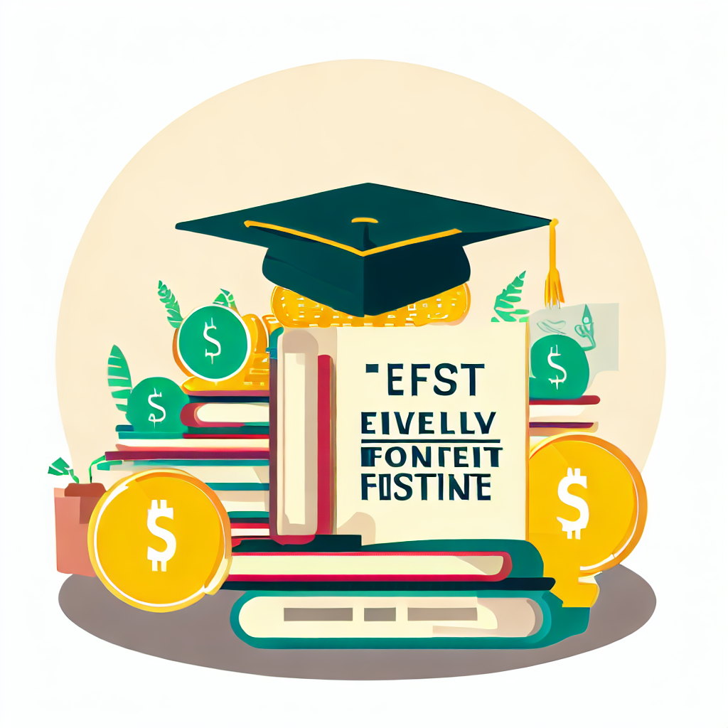(Invest in financial education - Vector style Image)