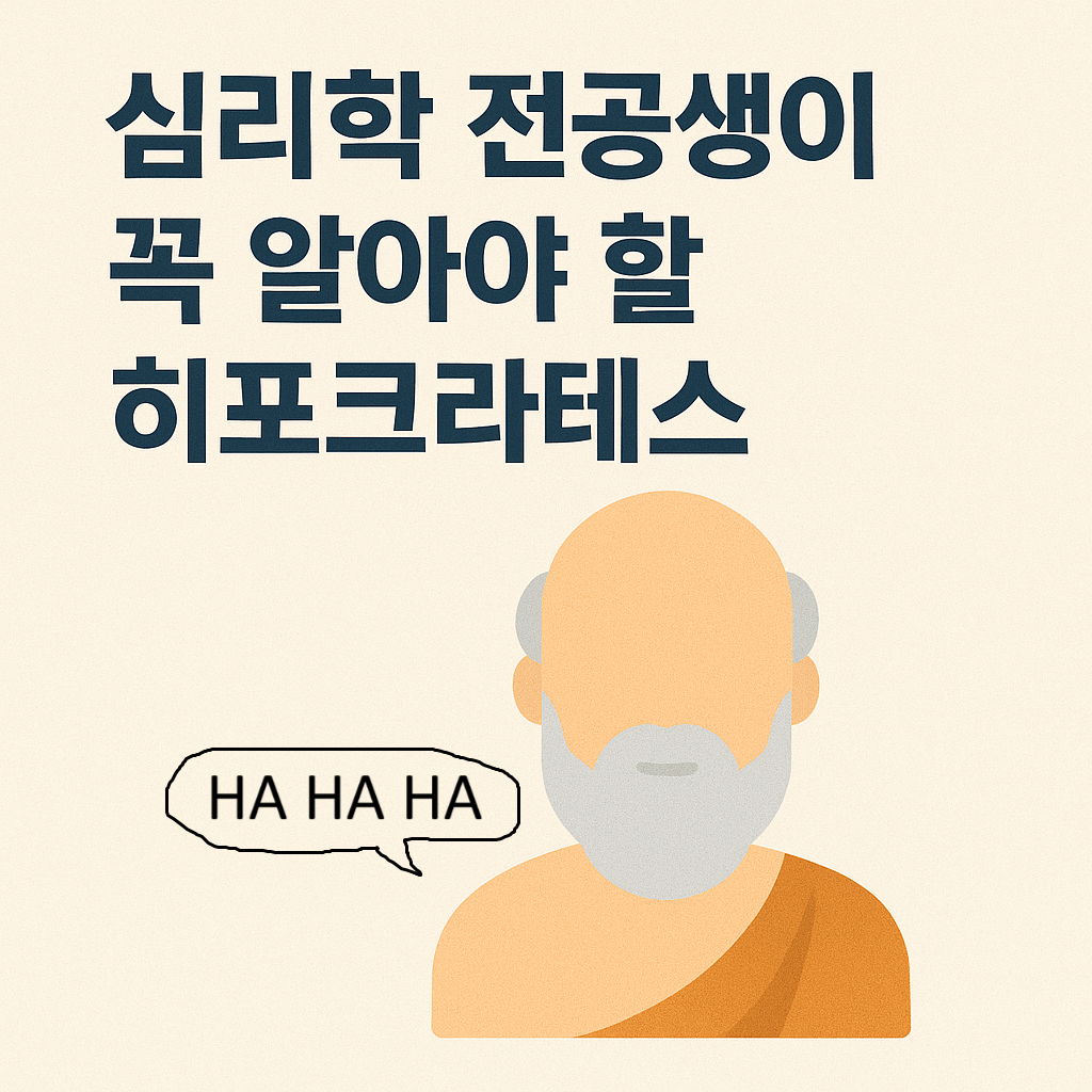 심리학 전공생이 꼭 알아야 할 히포크라테스 관련 사진