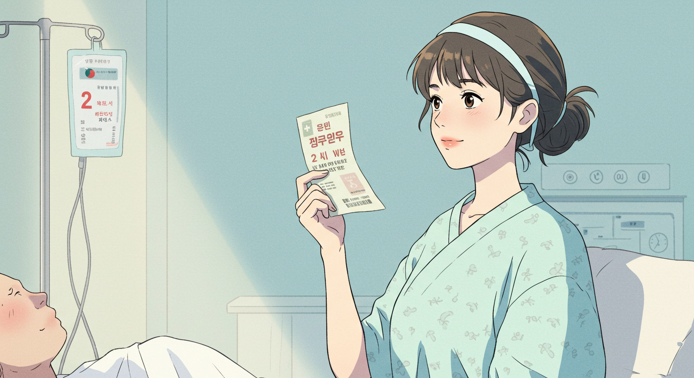 수술비 부담을 걱정하는 환자