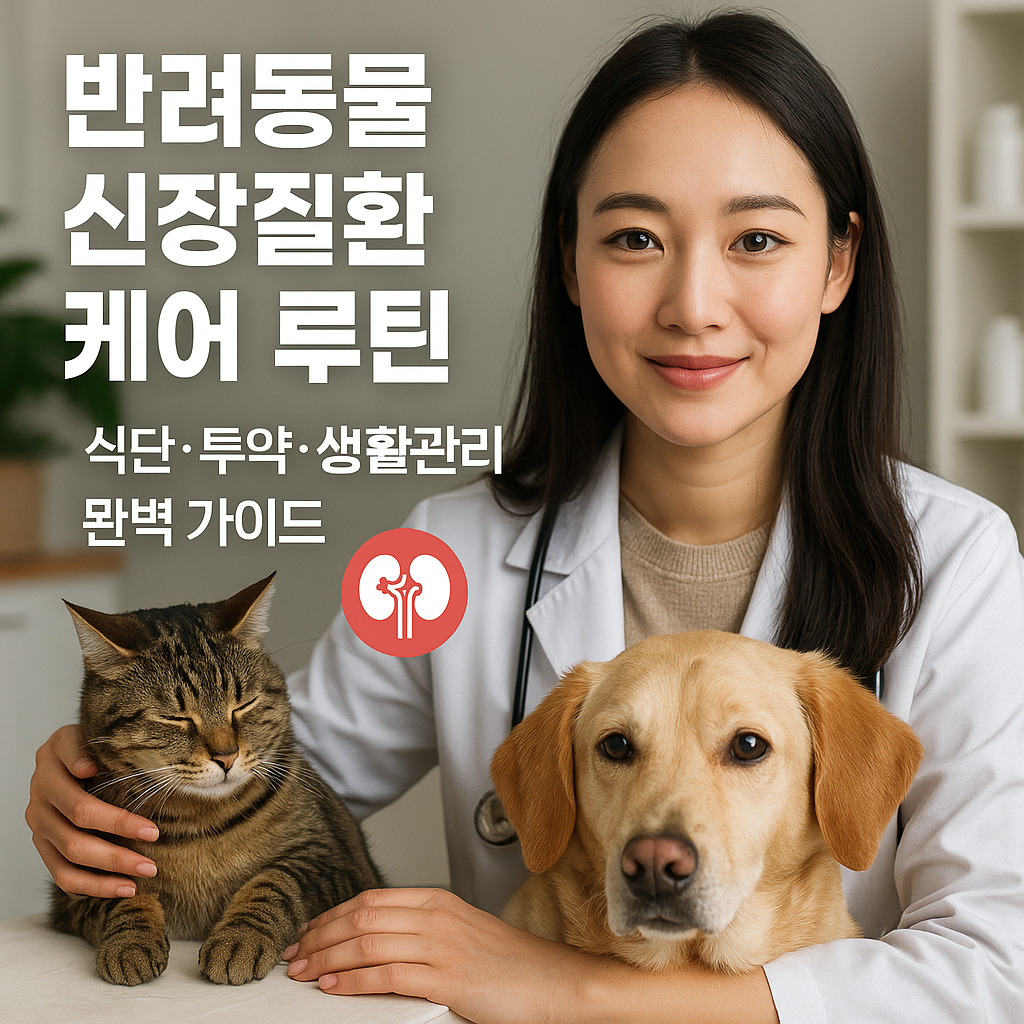 반려동물 신장질환 케어 루틴 ｜ 식단·투약·생활관리 완벽 가이드