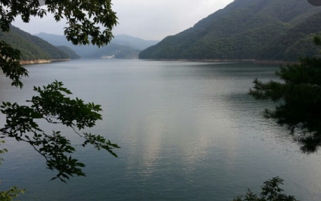 아름다운 소양호의 풍경