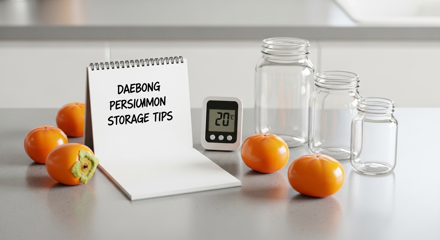 대봉감 보관방법