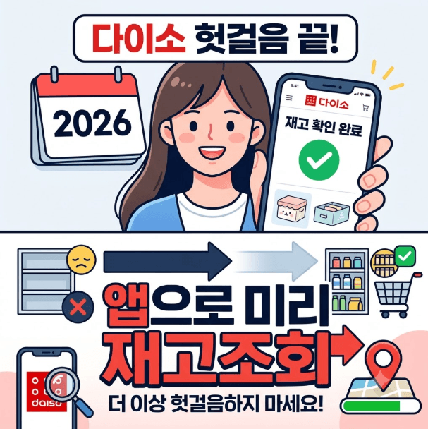 2026 다이소 재고조회, 앱으로 미리 확인하니 헛걸음이 줄었어요