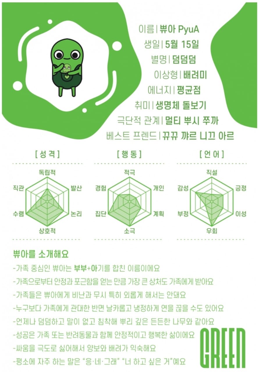 소울몬스터 그린 쀼아