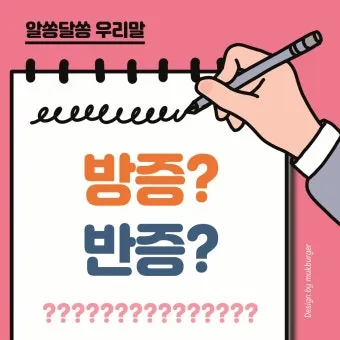 반증 방증 뜻 차이 맞춤법 한자_21