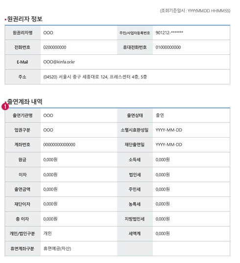 휴면예금찾아줌 조회