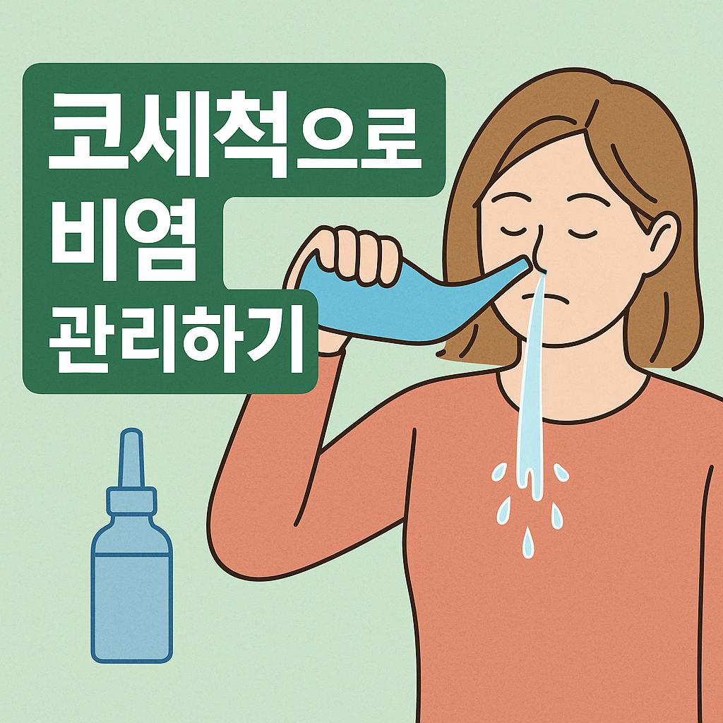 코세척으로 비염 관리하기 &ndash; 효과, 올바른 방법, 주의할 점