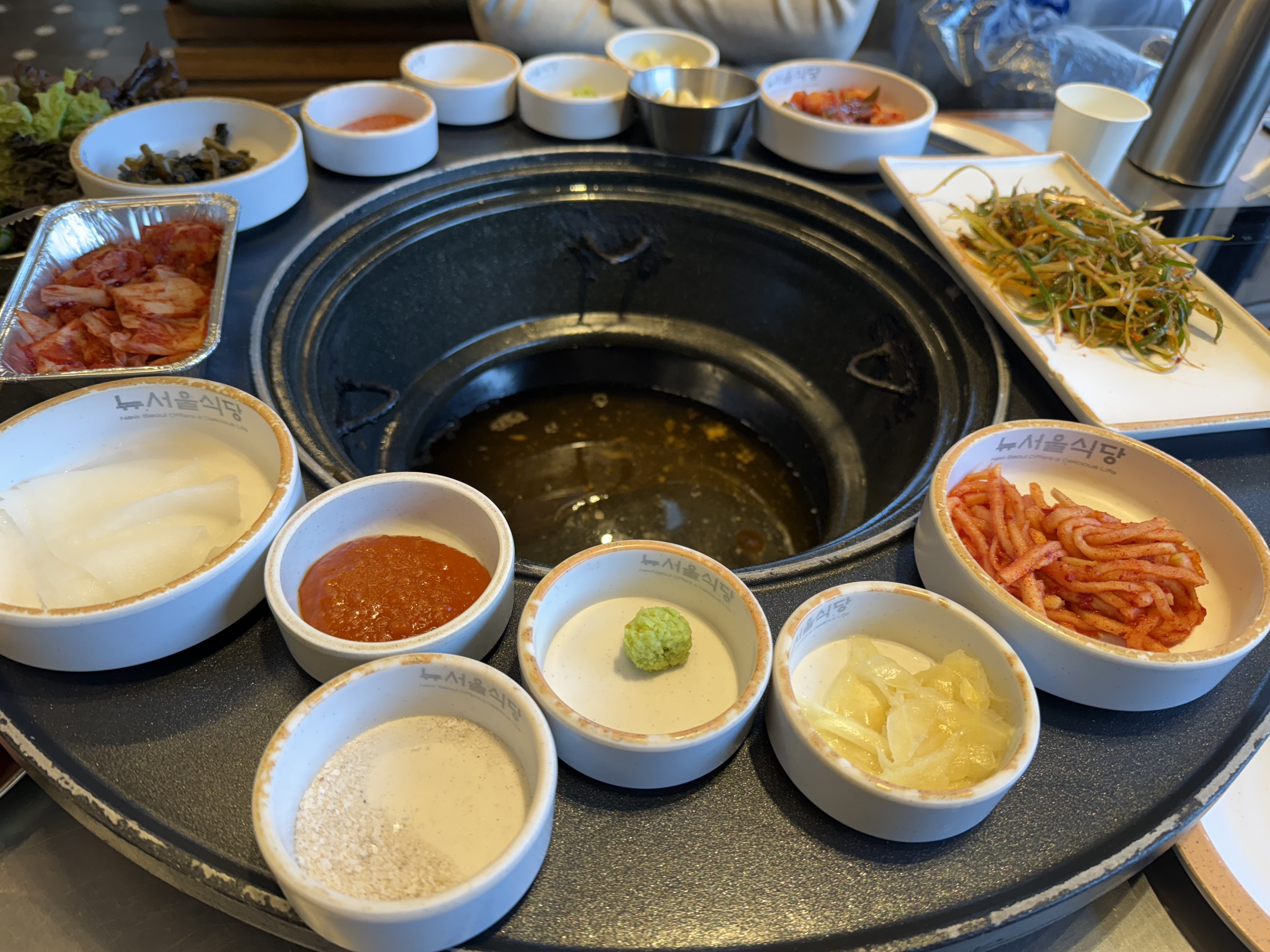 방이동 먹자골목 맛집 뉴서울식당 기본 밑반찬