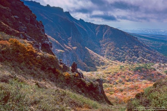 제주 한라산 단풍