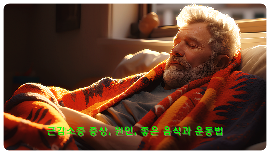 근감소증 증상, 원인, 좋은 음식과 운동법