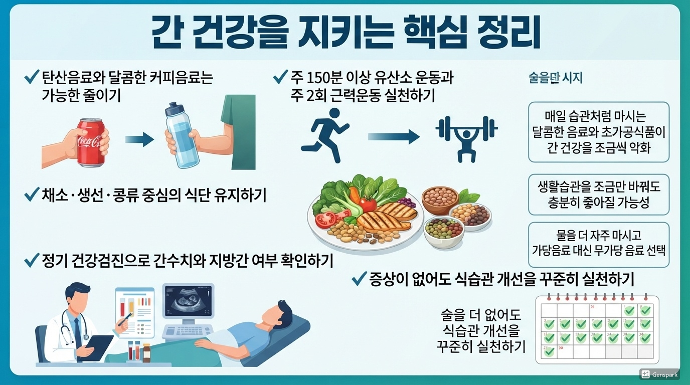간 건강을 지키는 핵심 정리