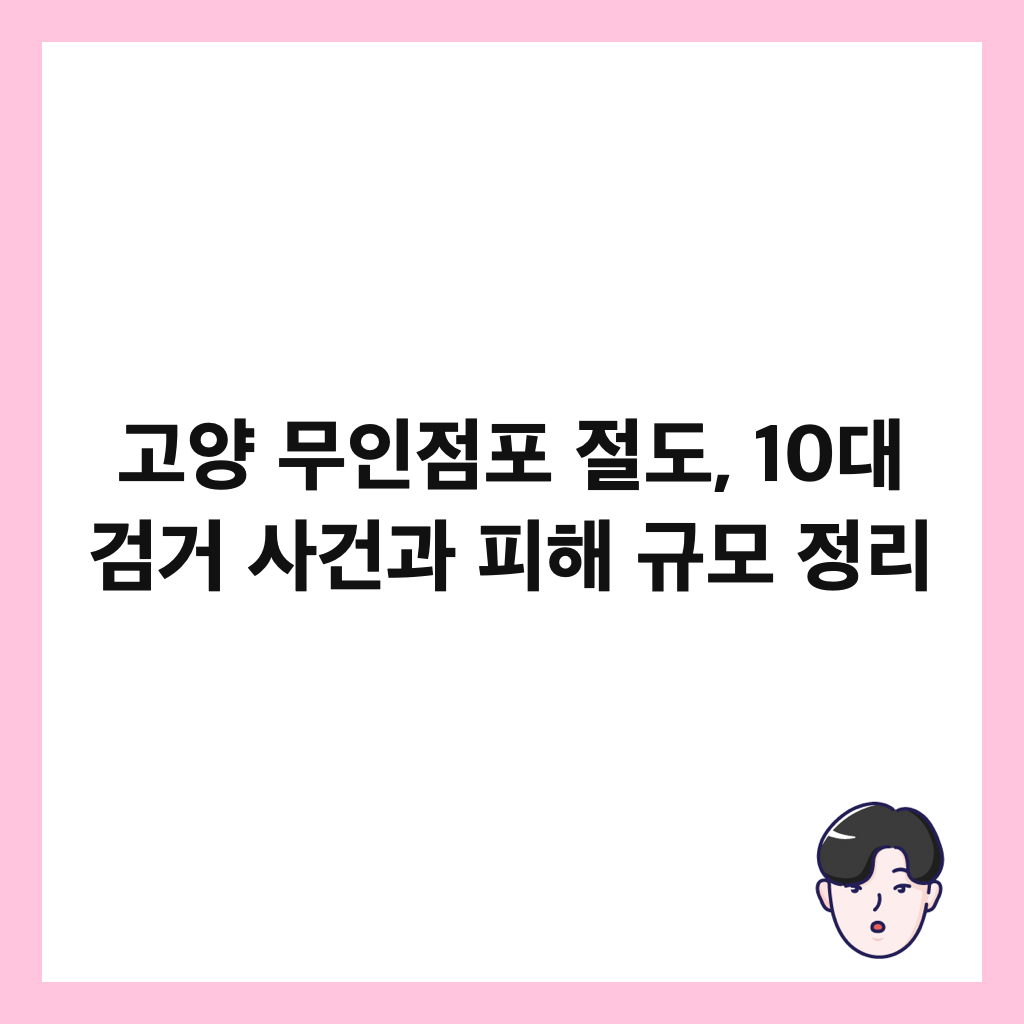 ๊ณ ์ ๋ฌด์ธ์ ํฌ ์ ๋, 10๋ ๊ฒ๊ฑฐ ์ฌ๊ฑด๊ณผ ํผํด ๊ท๋ชจ ์ ๋ฆฌ ์ธ๋ค์ผ