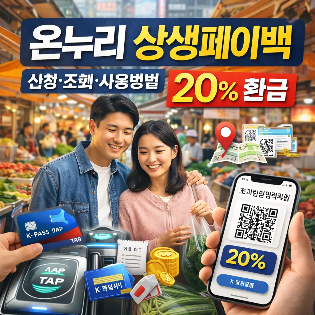 온누리 상생페이백, 무엇이고 얼마나 받을 수 있나요?