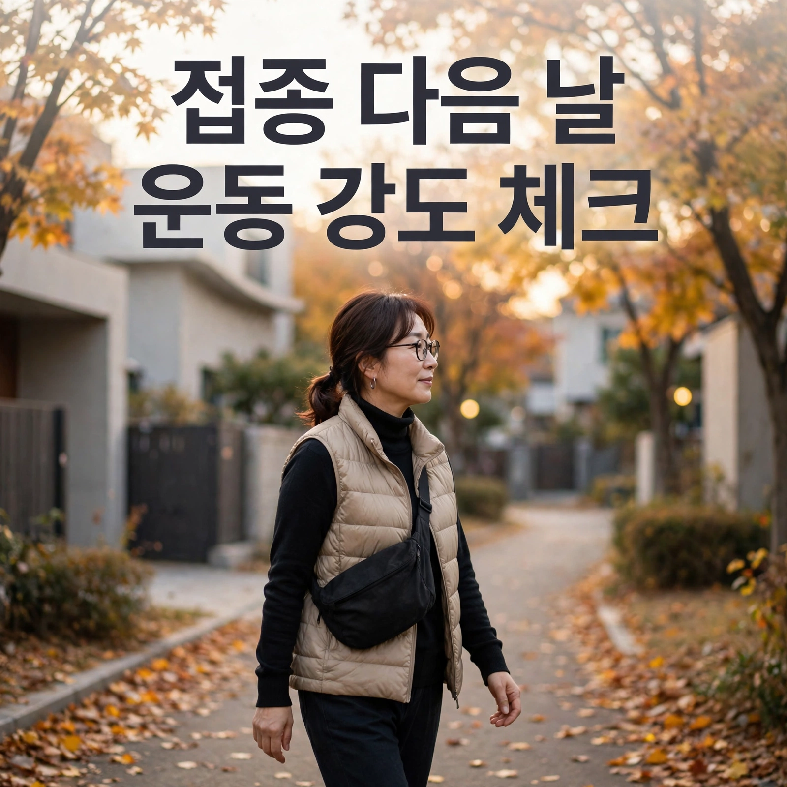접종 다음 날 산책 썸네일 이미지