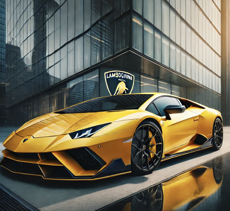 람보르기니 매력에 빠진 사진