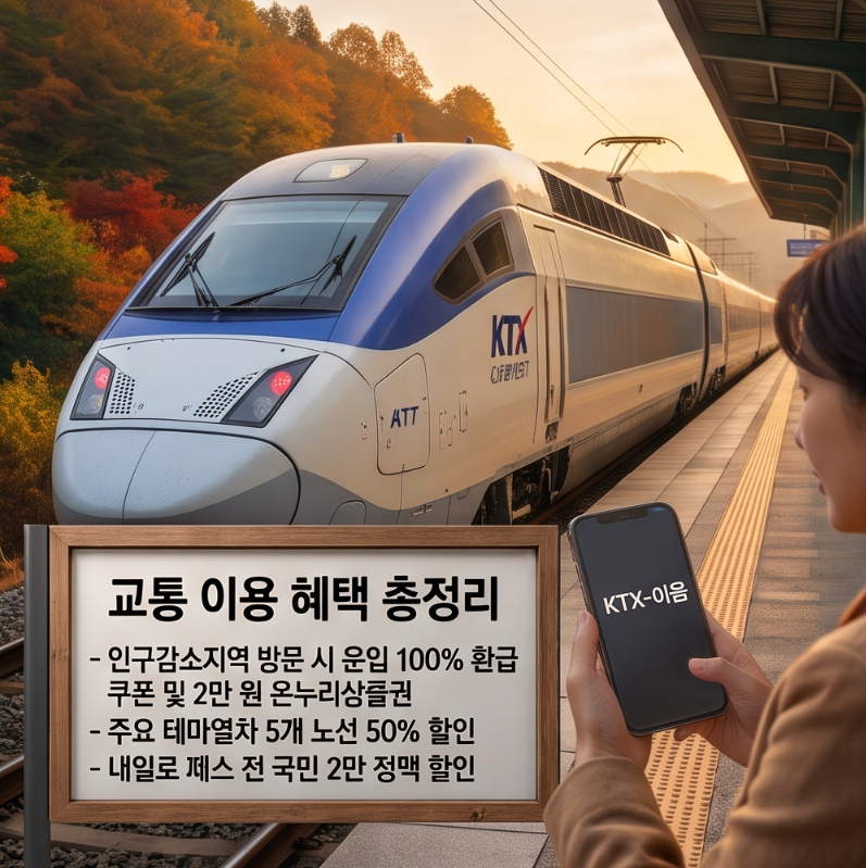 "올가을, 나랑 반값 여행 갈래?" - 2026 여행하는 가을 프로모션 혜택 및 신청방법 핵심정리