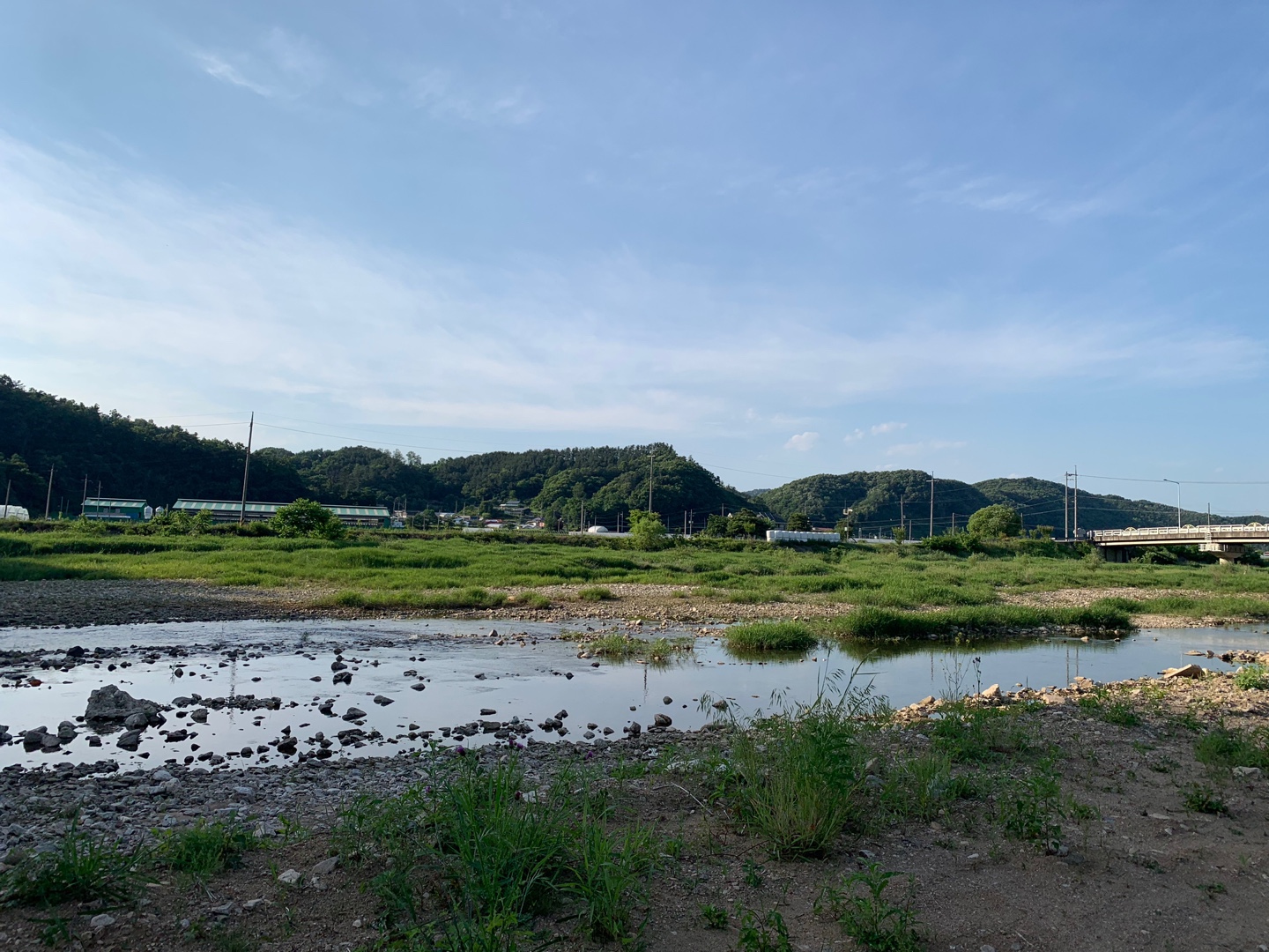 양평 흑천 개울가