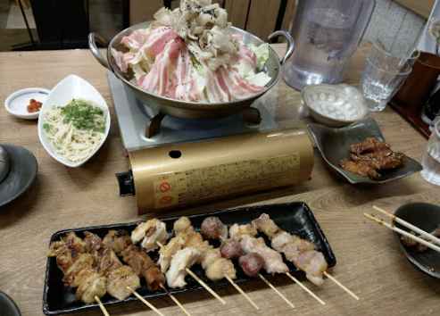 텐진-쇼핑상가-식사