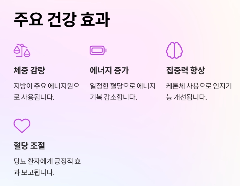 주요 건강효과