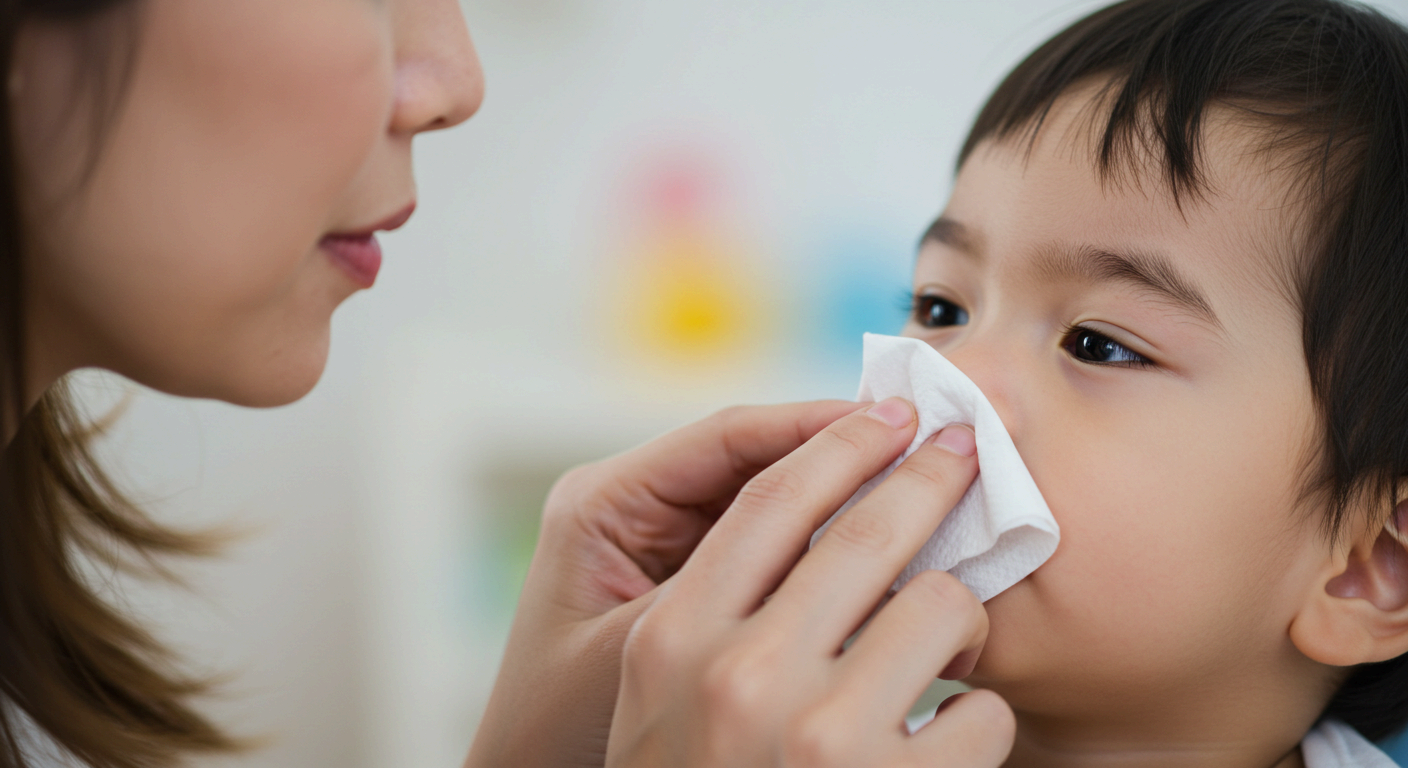 코피 날 땐 절대 누우면 안 돼요&amp;#44; 기도로 흘러들 수 있어요.