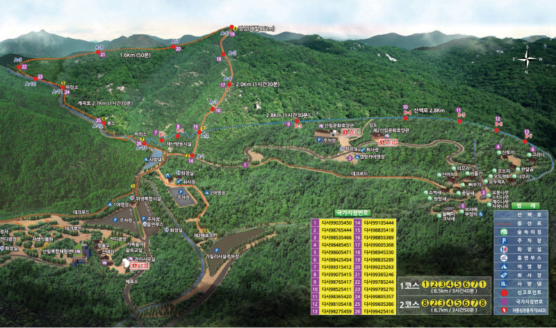 유명산 등산코스