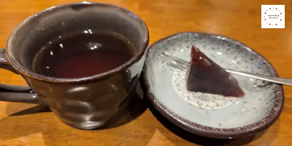 봉식당-디저트와 차-홍차와 양갱