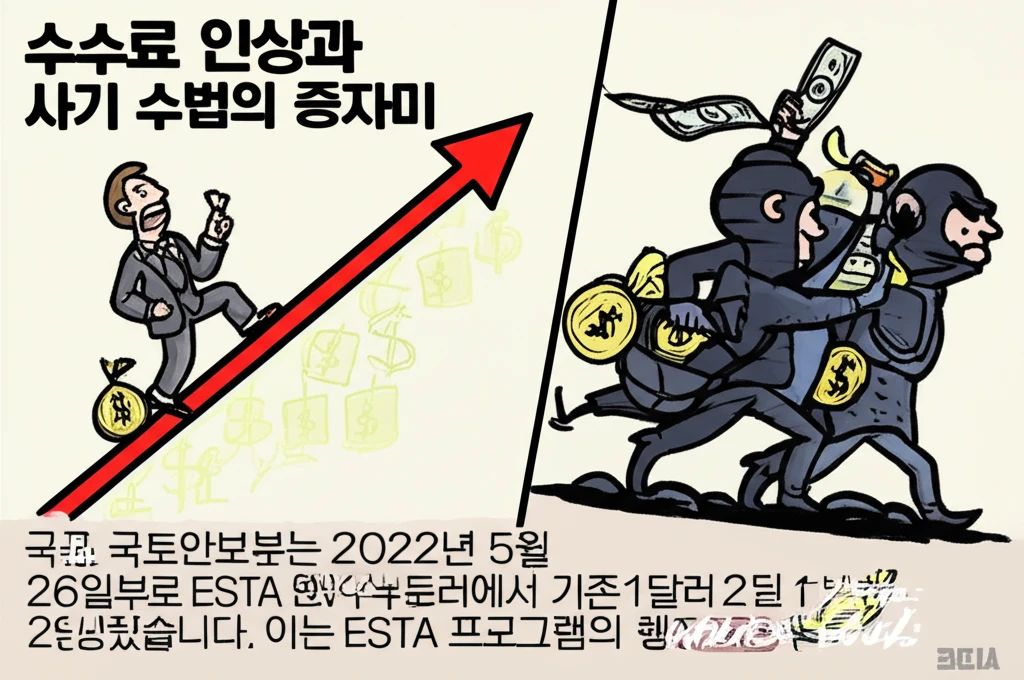 급증하는 ESTA 사칭 피싱, 개인정..