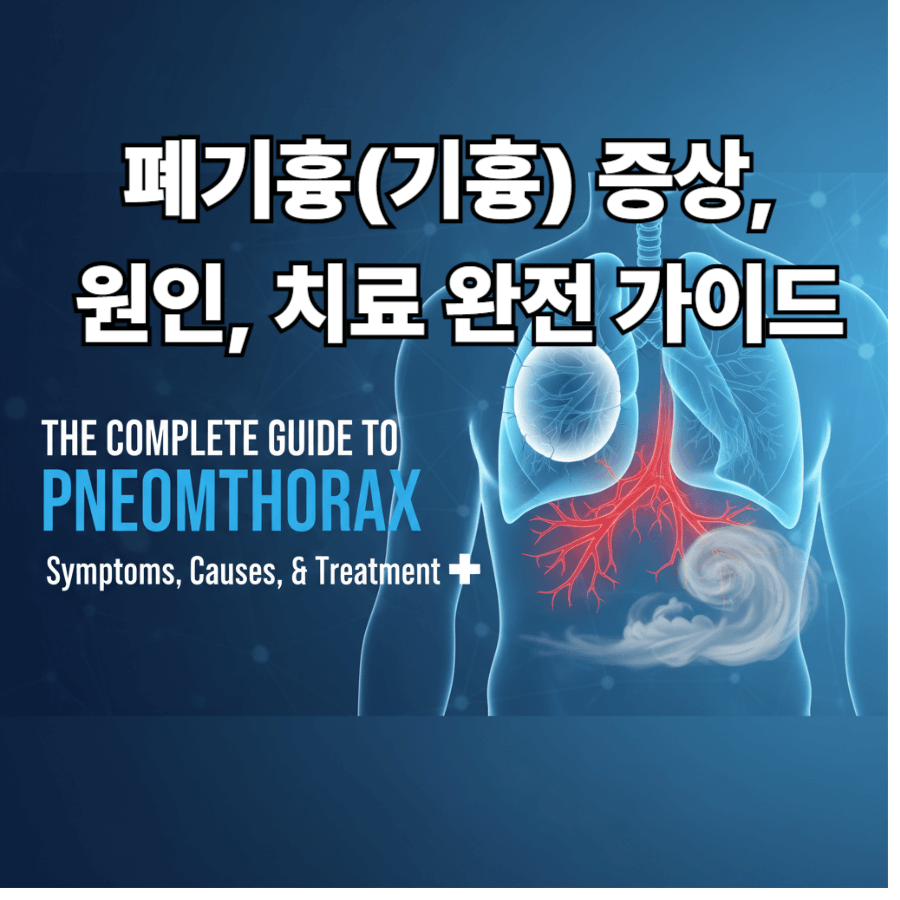 폐기흉(기흉)- 증상,-원인,- 치료