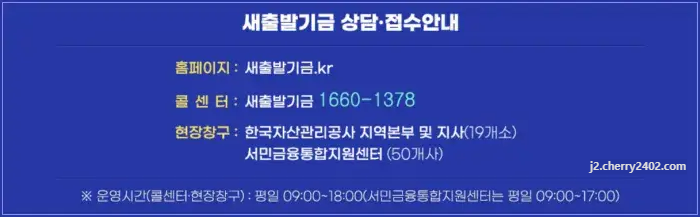 새출발기금 신청방법_상담접수