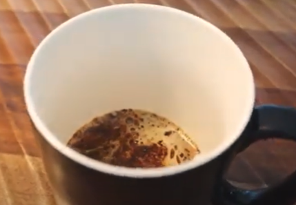 커피 녹여