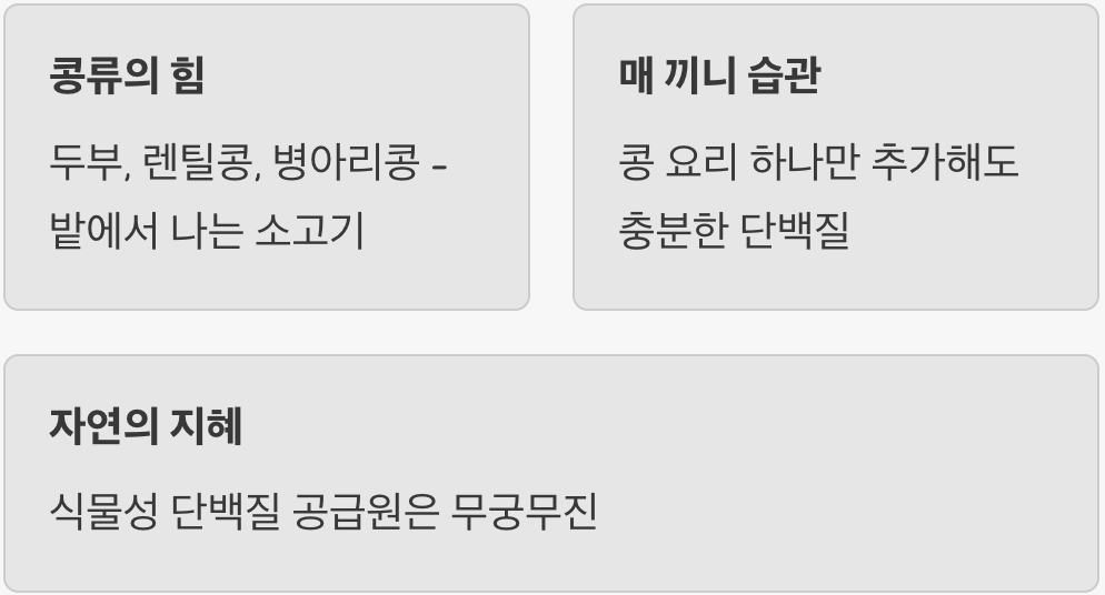 가장 큰 오해, ‘단백질 부족’의 진실