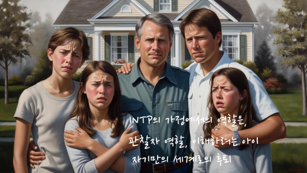 INTP의 가정에서의 역할은 관찰자 역할, 이해하려는 아이, 자기만의 세계로의 후퇴에 관한 사진