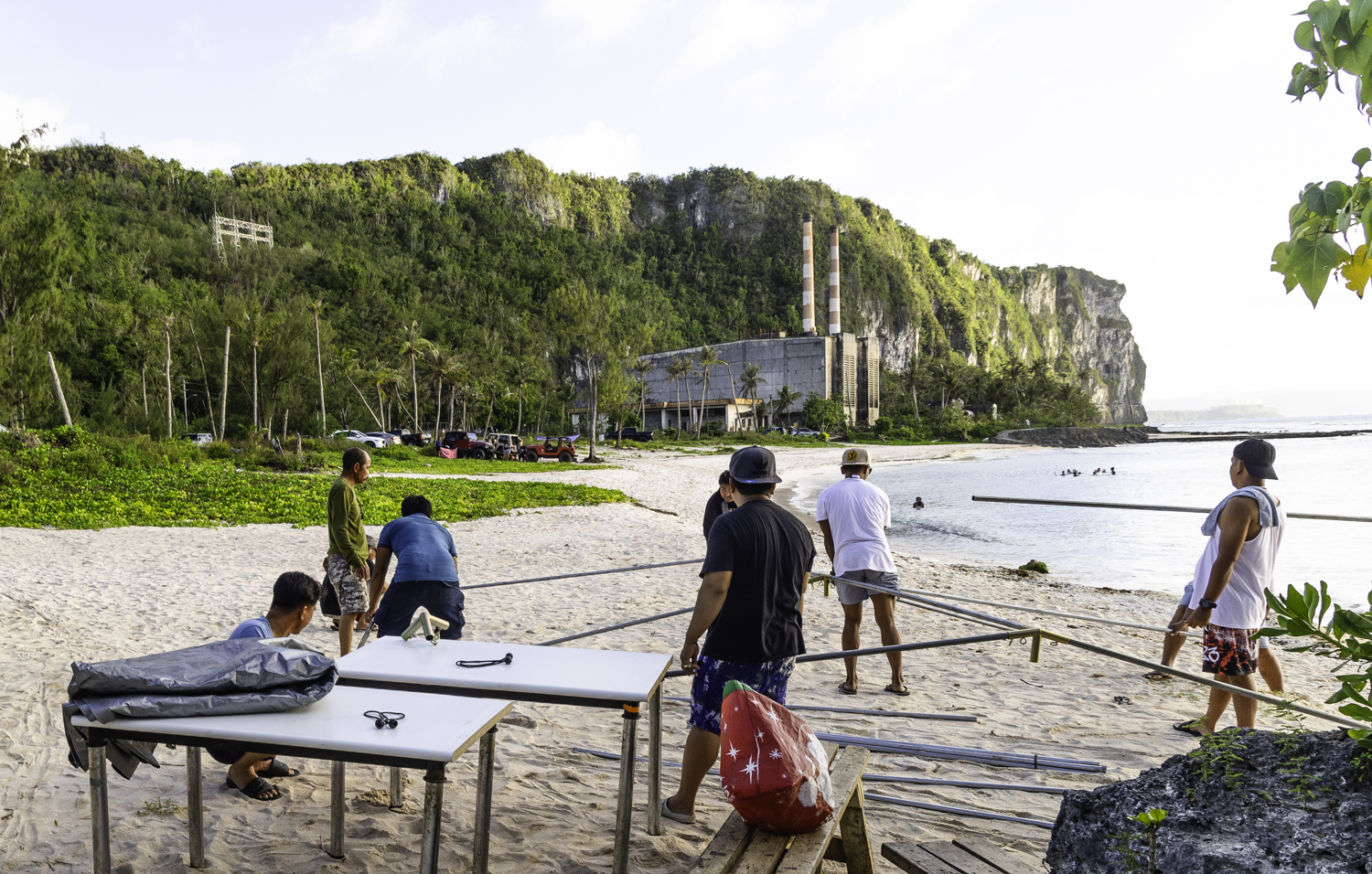 괌 탕기슨 비치 버섯바위