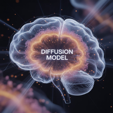 구글 Test-Time Diffusion Deep Researcher 개요 - 인간의 뇌 이미지