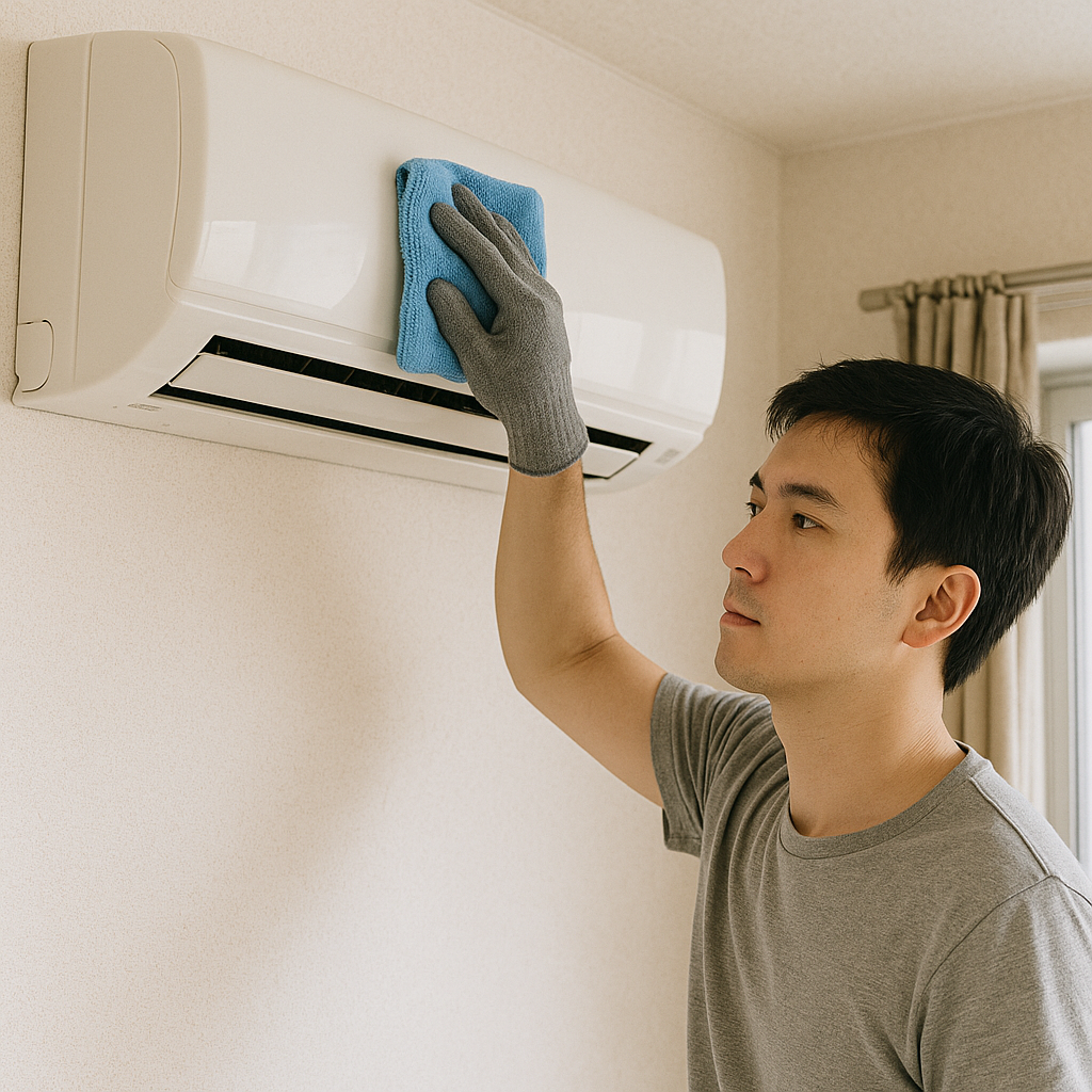 벽걸이 에어컨 청소, 1년에 단 1번으로도 효과 200% 올리는 법