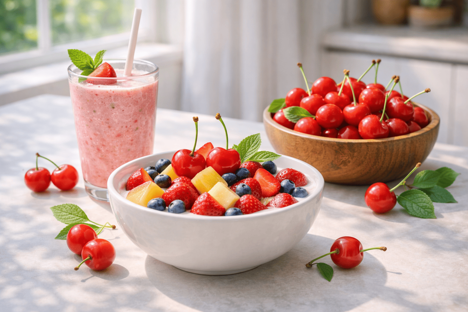 앵두와 면역력 관리