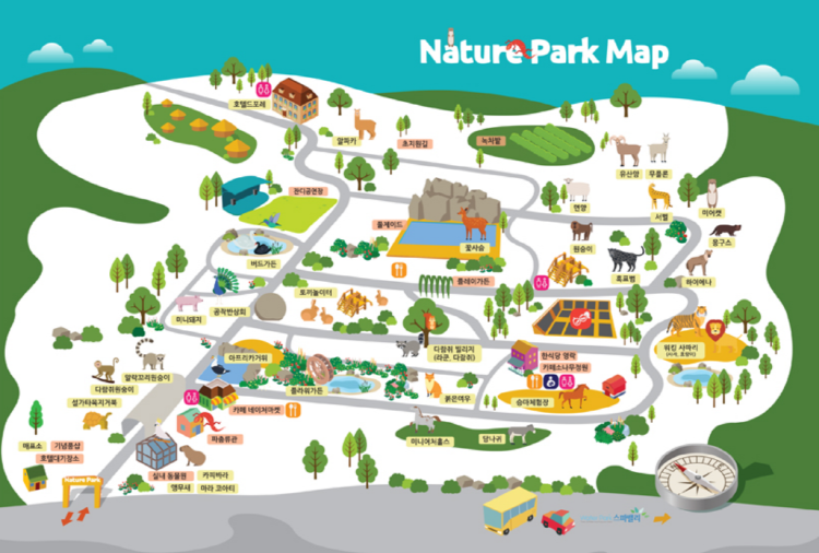 대구 네이처파크 안내도