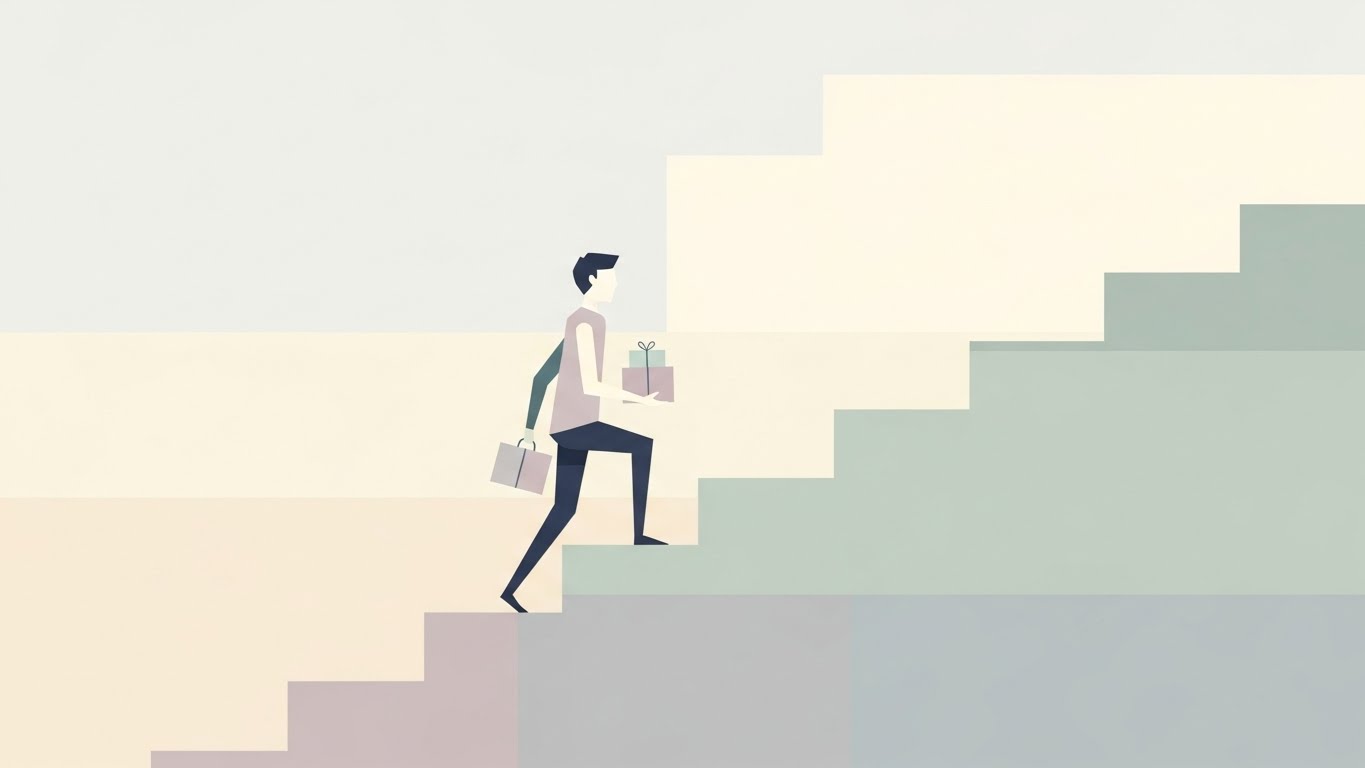 앞으로 걸어가는 사람의 뒷모습&amp;#44; 선택한 방향을 믿어야 합니다.