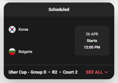 토마스 우버컵 중계