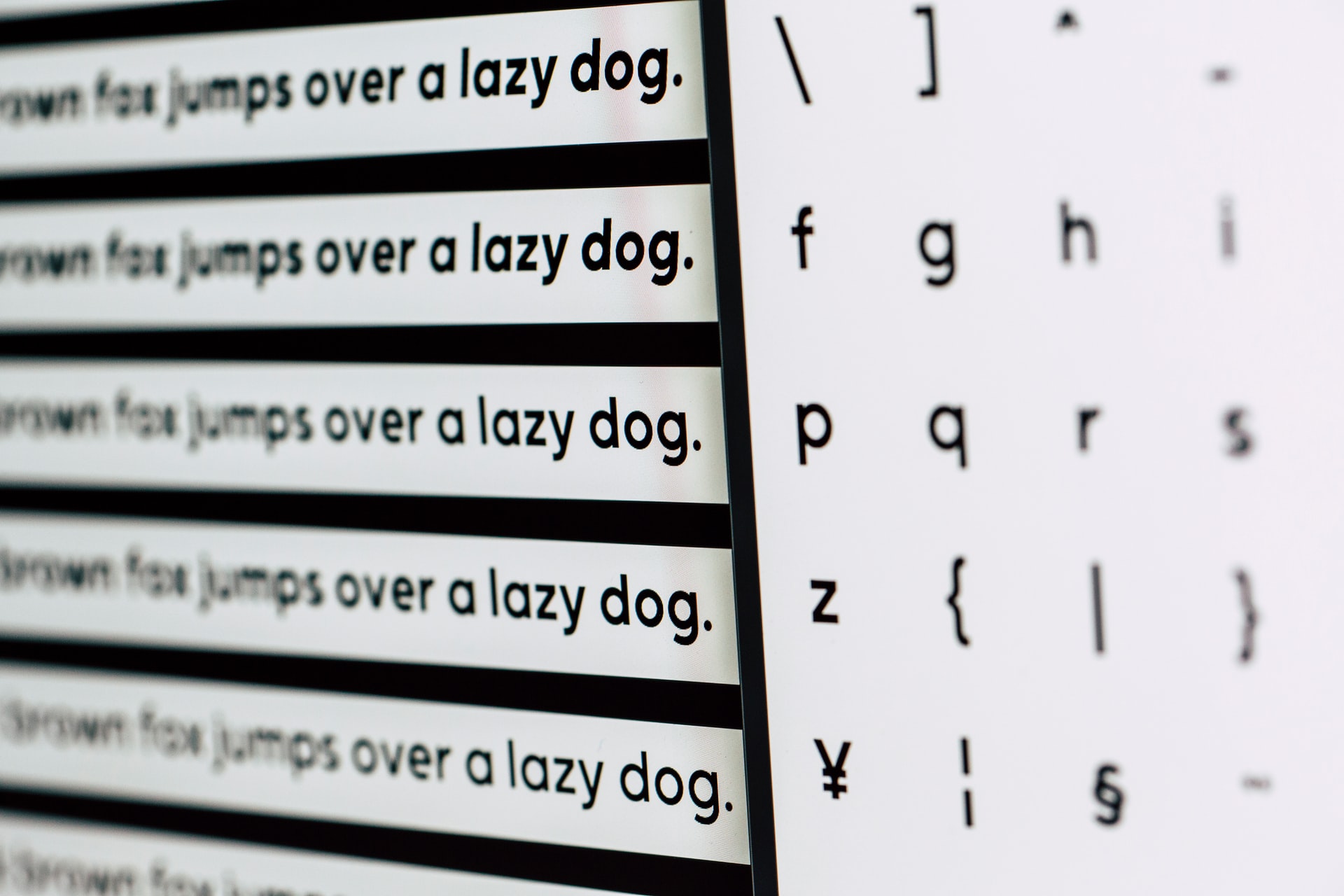 fonts