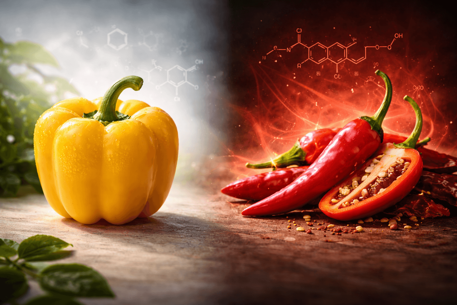 캡사이신 함량과 매운맛 구조의 차이