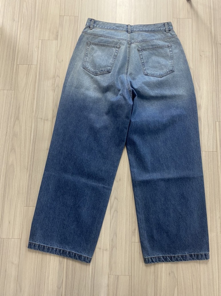 에러스익셉티드 (ERRORS EXCEPTED_EEC) DP992 왁스드 데님팬츠 (Mid Blue)